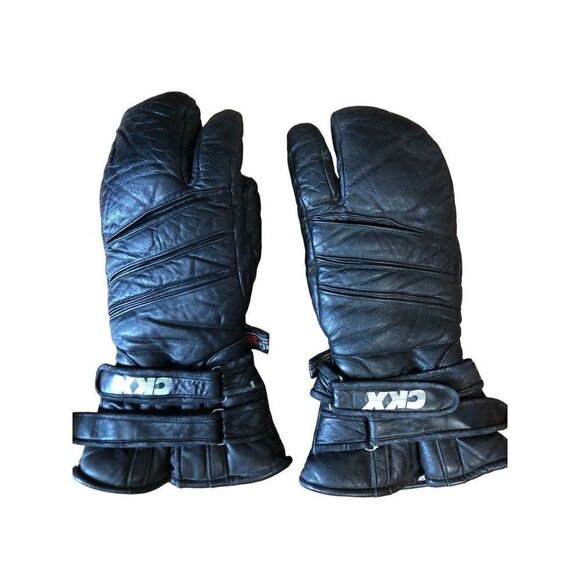 Vintage Kimpex Gloves Leather Shooting Flight Pilot Moto Snowmobile L - Picture 1 of 4